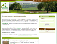 Tablet Screenshot of agriculture-de-groupe60.fr